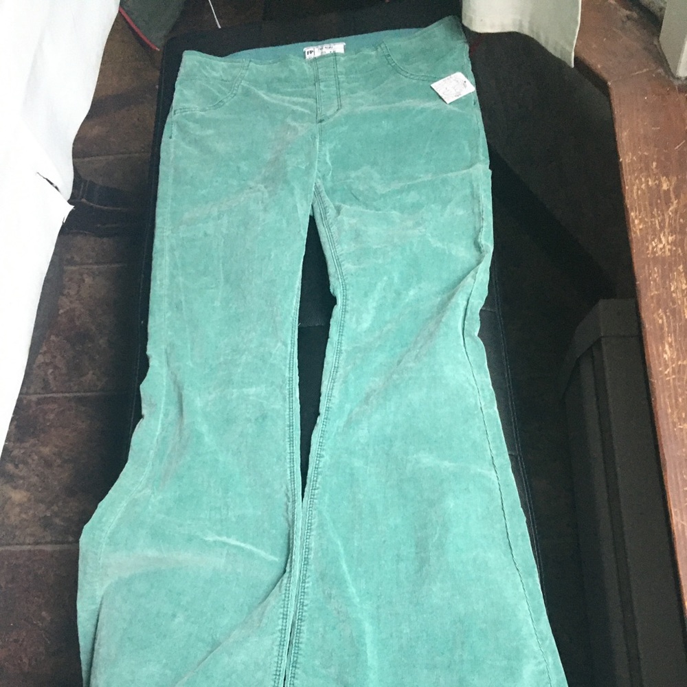 Free People Pull On Corduroy Flare.